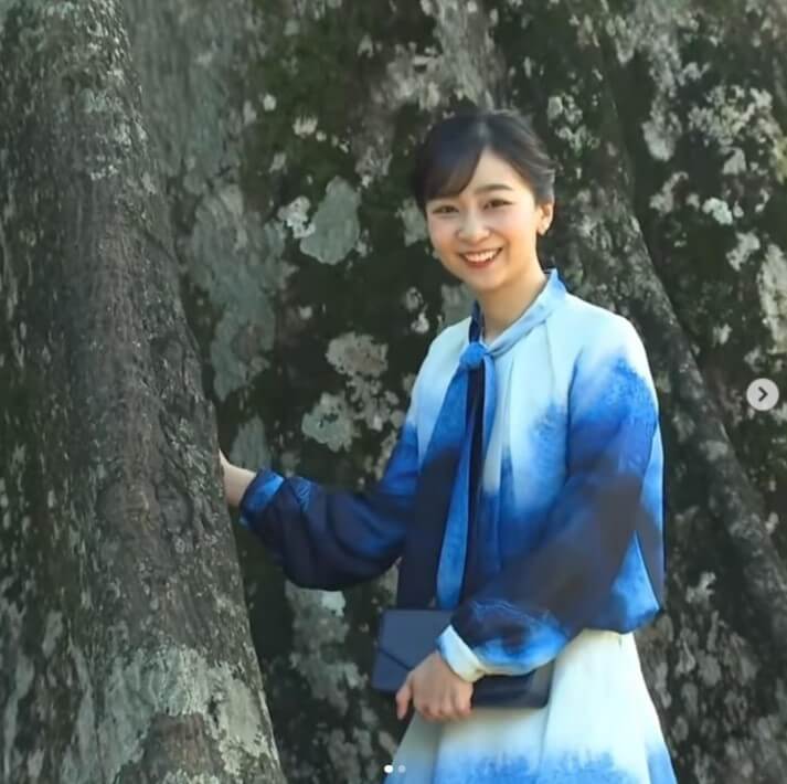 佳子さま オーシャングラデーションプリントスカート 画像