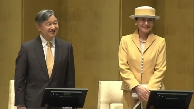 天皇皇后両陛下　STSフォーラム　画像