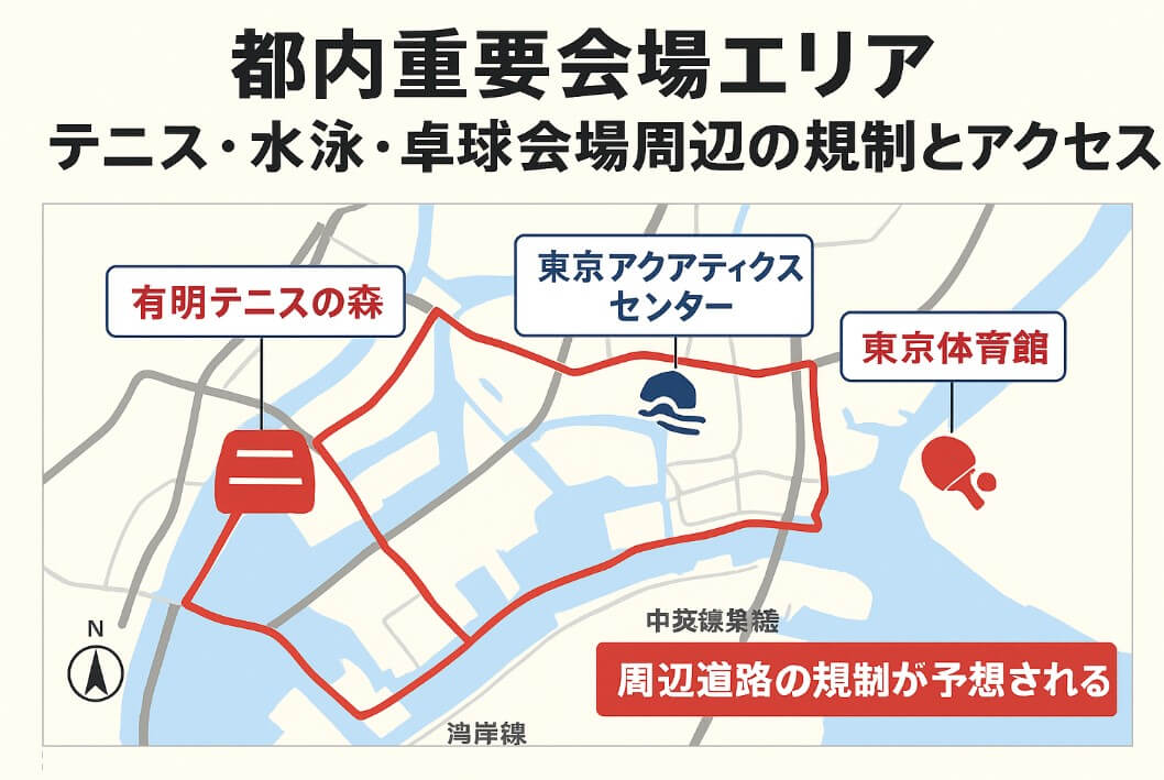 デフリンピック 2025 交通規制 画像