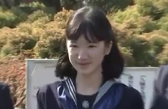 愛子さま　中学卒業式　画像