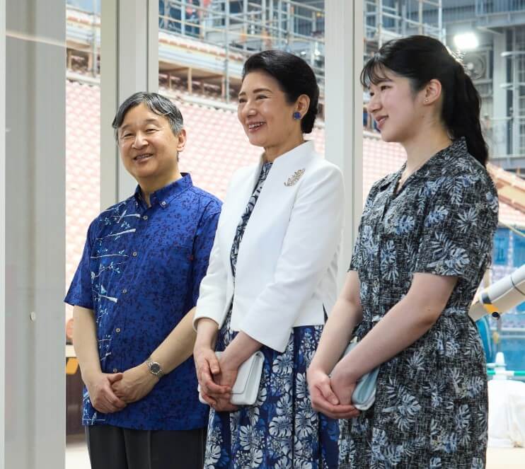 天皇皇后両陛下　愛子さま　2024年沖縄　画像