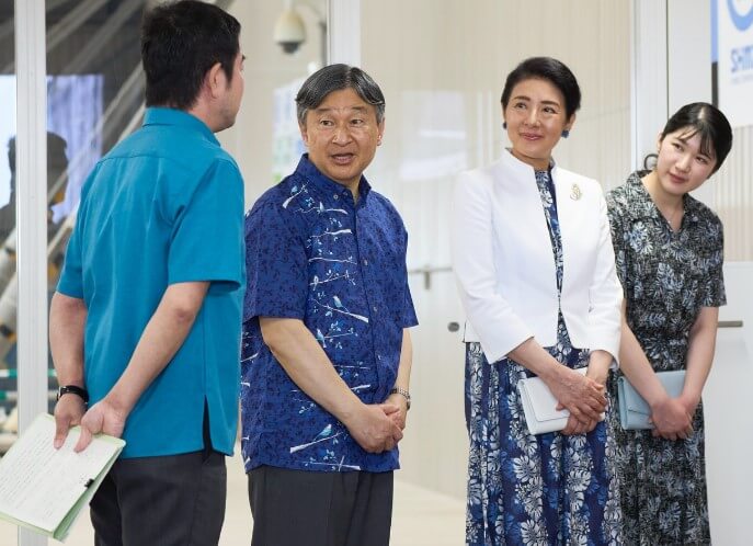 天皇皇后両陛下　愛子さま　2024年沖縄　画像