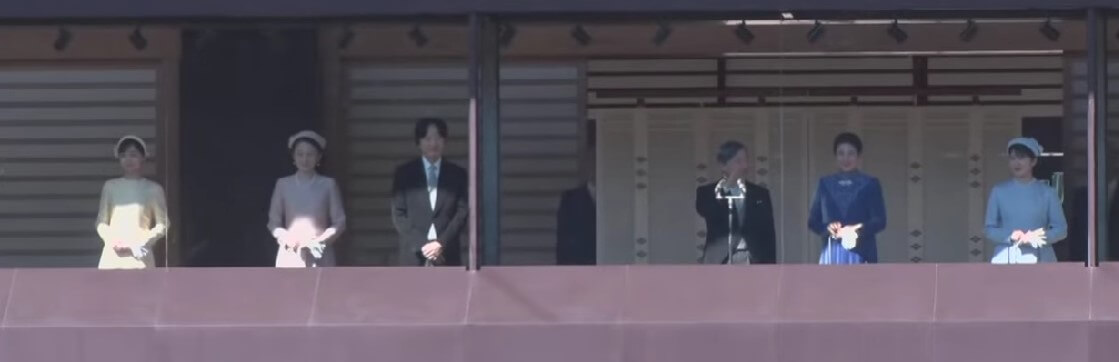 天皇誕生日一般参賀2025年1回目